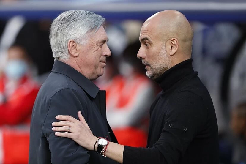 Man City vs Real Madrid: Adu Jenius Pep Guardiola vs Carlo Ancelotti