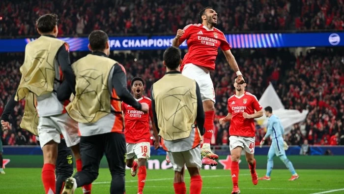 Benfica Vs AS Monaco 3-3, Si Elang Terbang ke 16 Besar Liga Champions